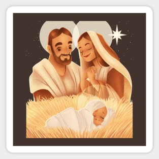 Nativity Illustration Sticker